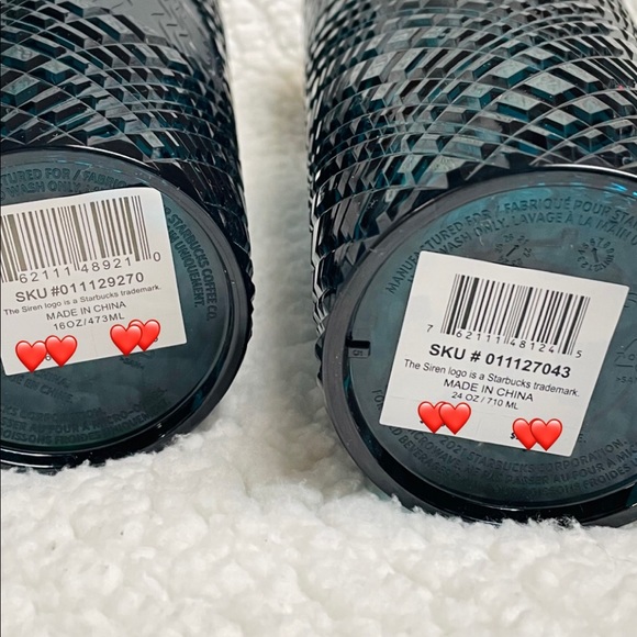 ☘️✨Emerald Green Holiday 2021 Starbucks Tumbler Cup Set ✨☘️ - Picture 3 of 5